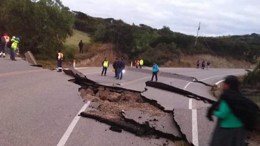 Temblor deja significativos daños en Cajabamba