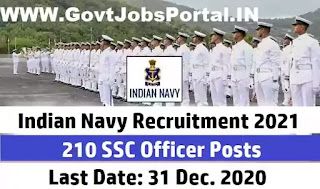 Indian Navy SSC Officer Recruitment