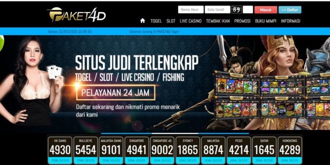 Paket4d Agen Situs Togel Online Judi Slot Online Deposit Pulsa Tanpa Potongan Kumpulan Agen Resmi Situs Togel Terbaik Terupdate Di Indonesia 2020
