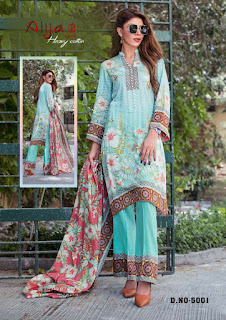 Keval Fab Alija B vol 5 pakistani Dress material