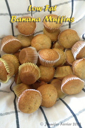 It's So Much Better Homemade: Low Fat Banana Muffins