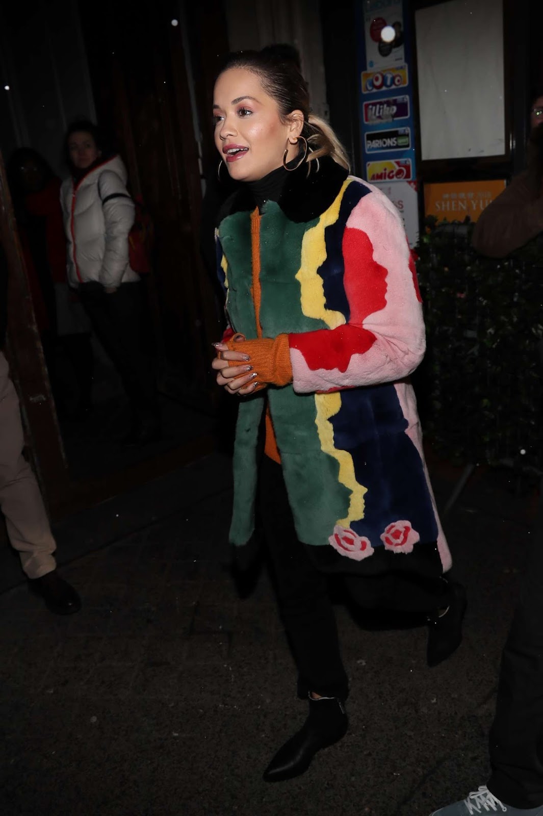 Rita Ora Leaving C A Vous Studios in Paris : International Celebrities