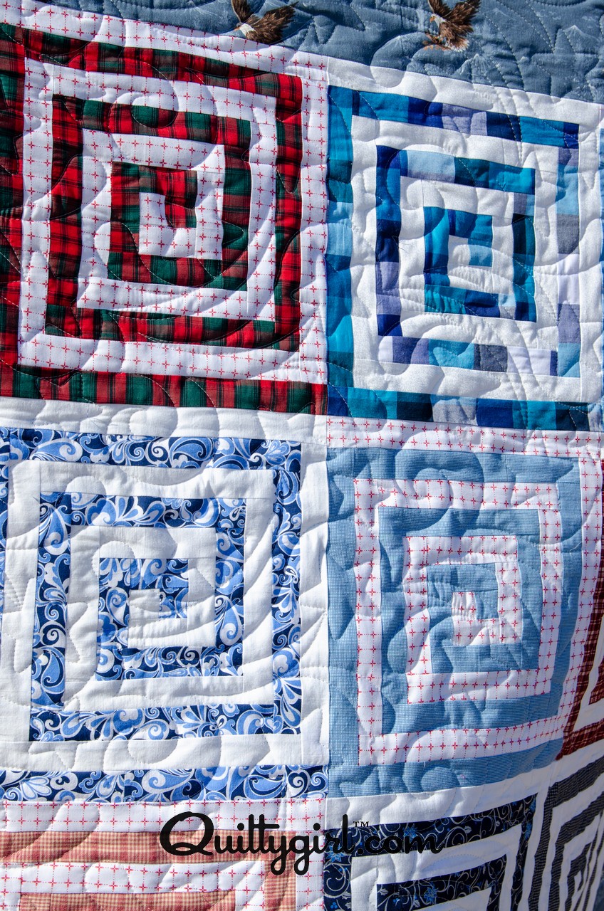 Alycia Quilts Quiltygirl Greek Key Finish!!!! and Finished (or not