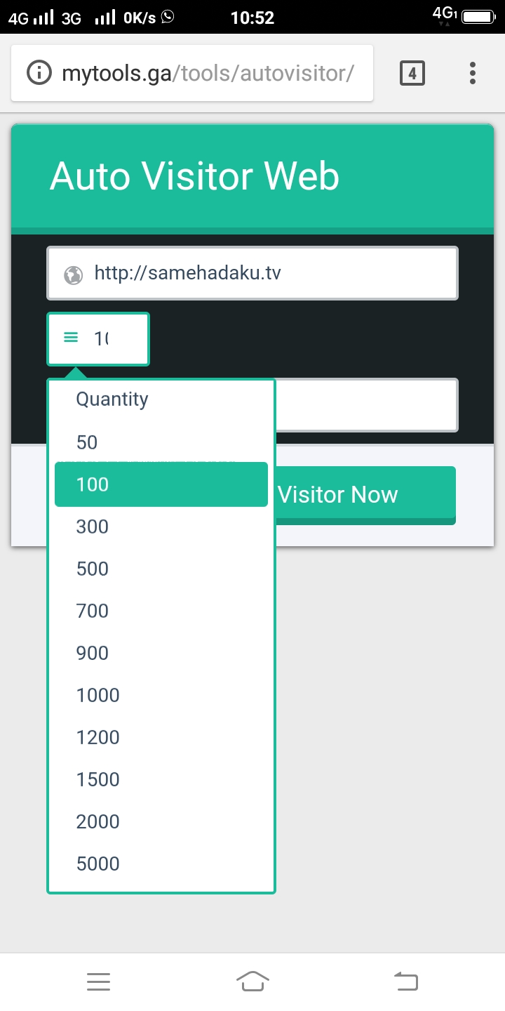 Webvisitor накрутка