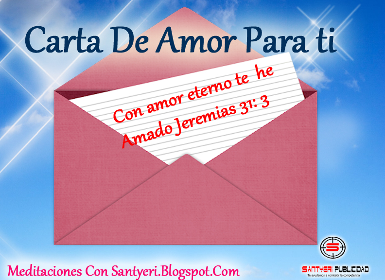 Carta de Amor de Dios Para ti