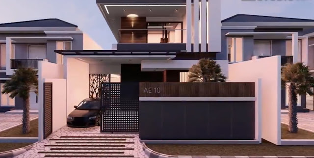 Inilah Desain Rumah Modern 2 Lantai 3 Kamar Di Lahan 10x20 Masilham Com