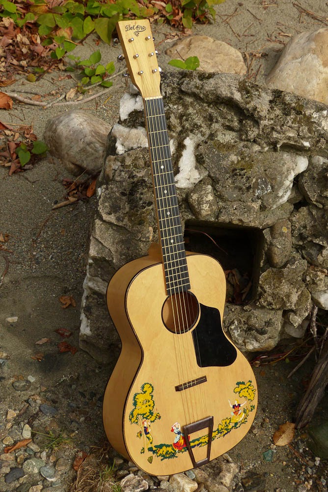 c.1940 Kaymade Del Oro "Minstrel" Tailpiece Guitar