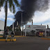 fuerte incendio en refinería de Veracruz