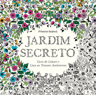 Capa do livro para adultos colorir - O Jardim Secreto Capa de O Jardim Secreto