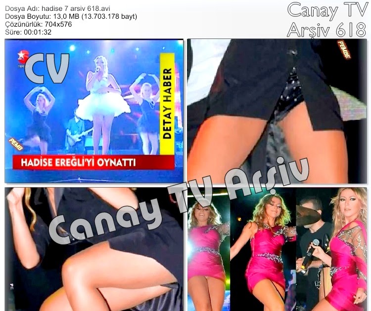 Canay TV Arşiv : Hadise Frikikleri Bacak Kalça Göğüs Frikik 