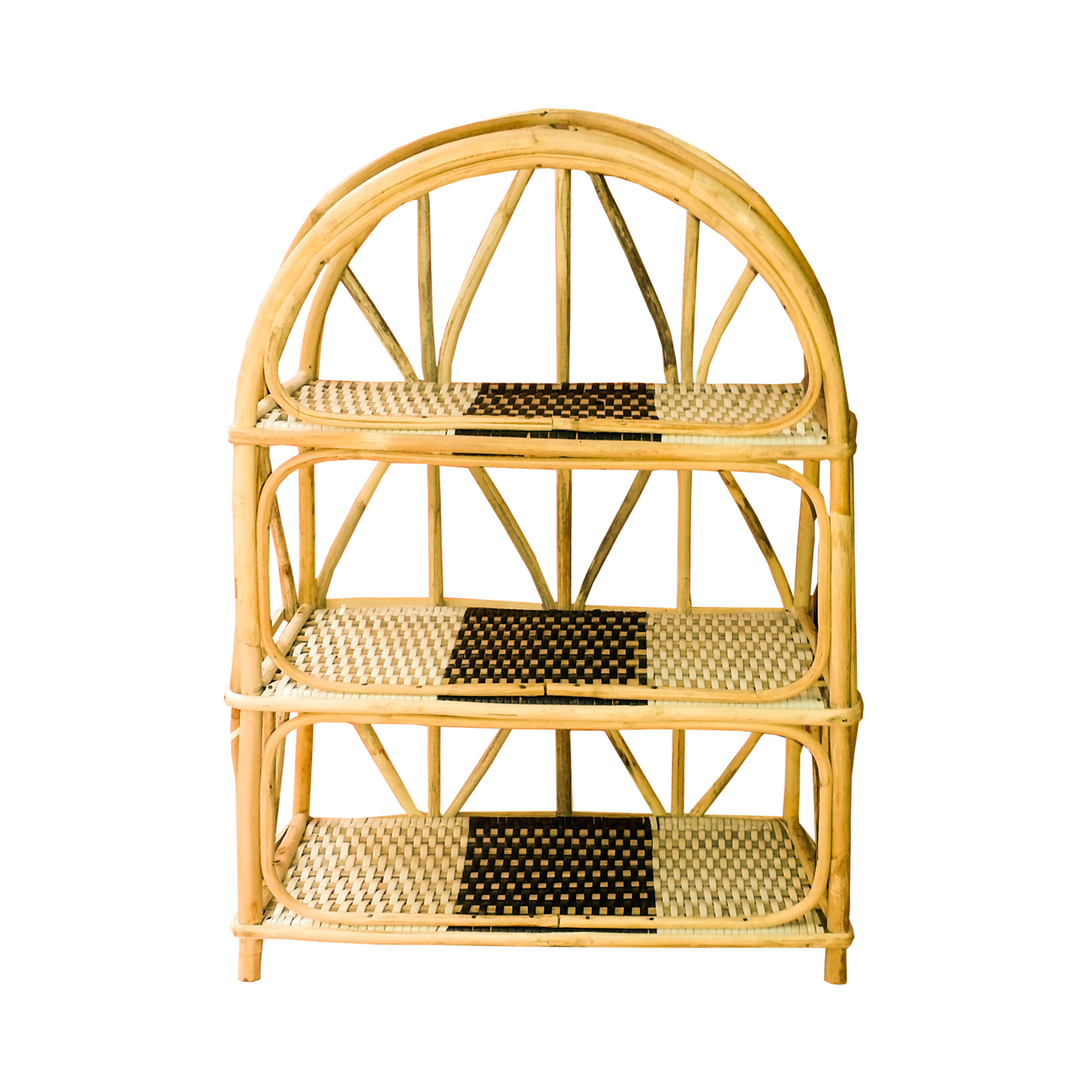 Rattan Office furniture Home Decoration Handcrafted Shelf book self