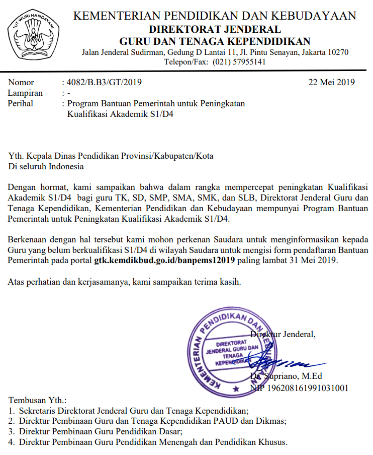 Bantuan Gtk Paud Kumpulan Informasi