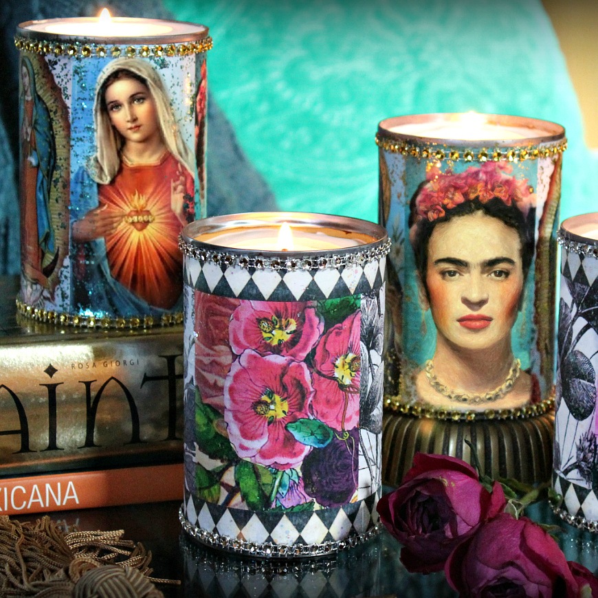 Mark Montano Tin Can Candles
