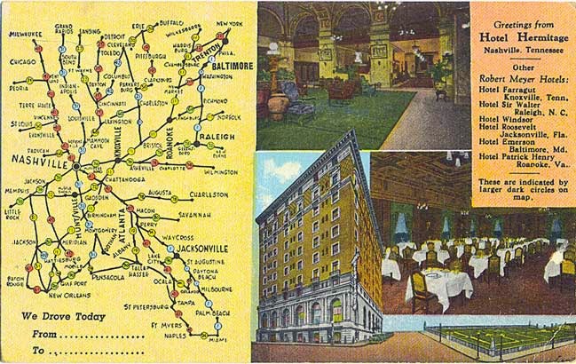 Map of Hotel Hermitage