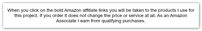 amazon affiliate disclaimer