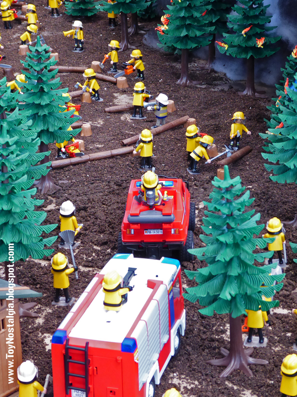 playmobil bomberos forestales