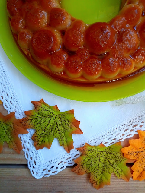 Flan de calabaza sin horno (con Monsieur Cuisine) Pumpkin, cinnamon, postre, otoño, Cuca