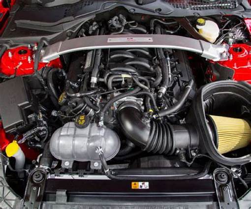 Muscle car comparisons between the years : Mustang GT350 Engine