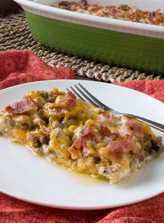 Keto Bacon Cheeseburger Cauliflower Casserole CUISINE RECIPES FOR ALL