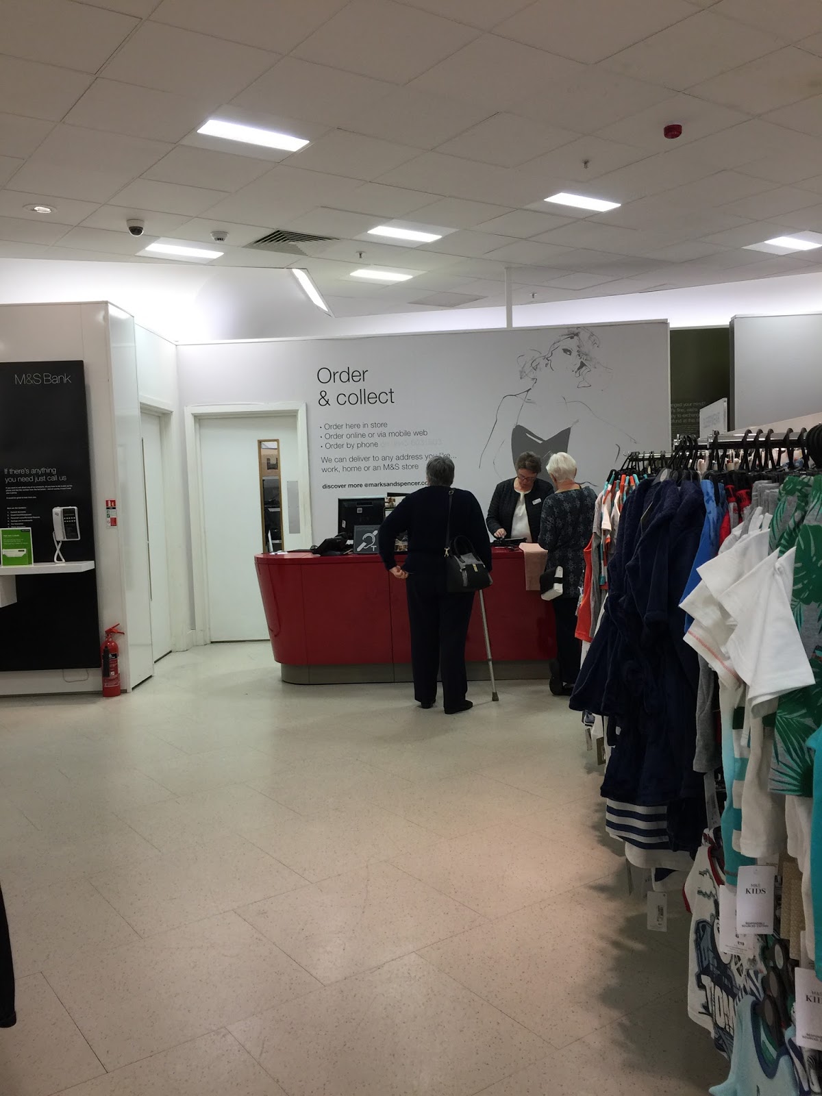 Verkkokauppa 2017 Marks & Spencer Order and Collect