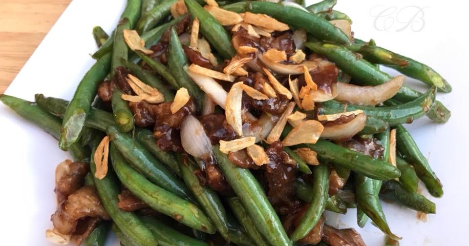 Stir Fried Green Beans with Pork Recipe