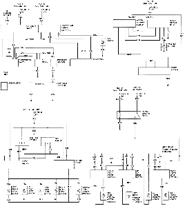 Fan cooling system wiring diagram Circuit for 1985 Volvo 240 DL/GL