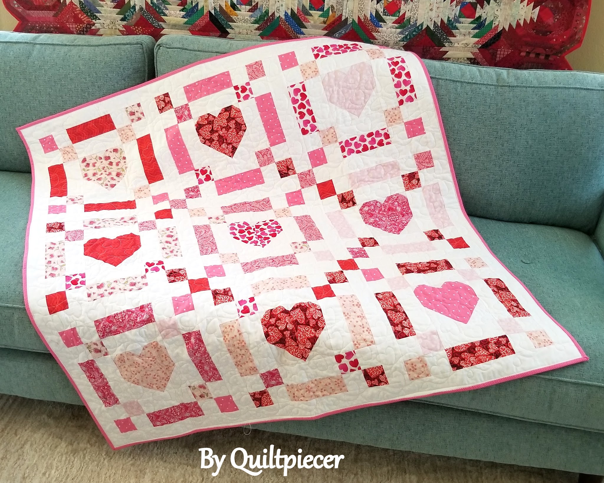 Weekly Finish 56 Chains of Love & Simple Hearts 2021