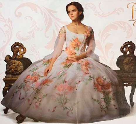 vestido inspirado na bela ea fera