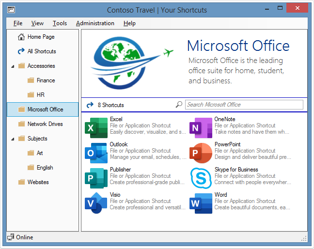 Desktop Application Launcher