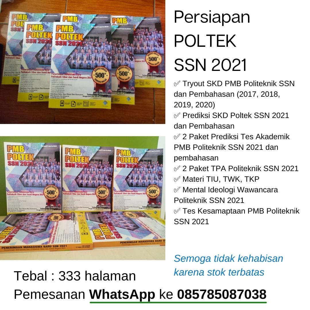 Soal Stsn Dan Pembahasan Poltekssn Ac Id Spmb Poltek Ssn 2021 Pagunpost