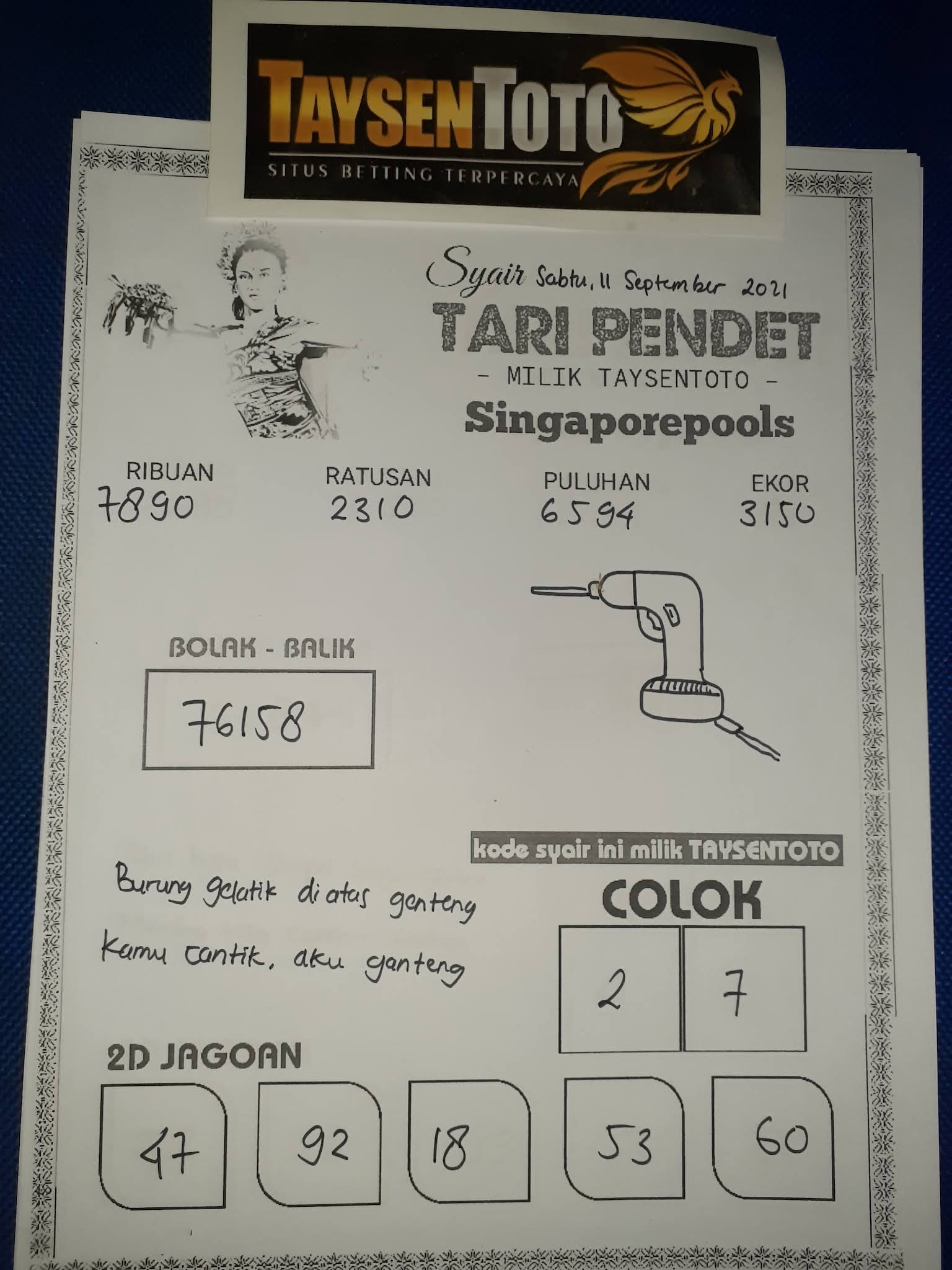 sgp sabtu