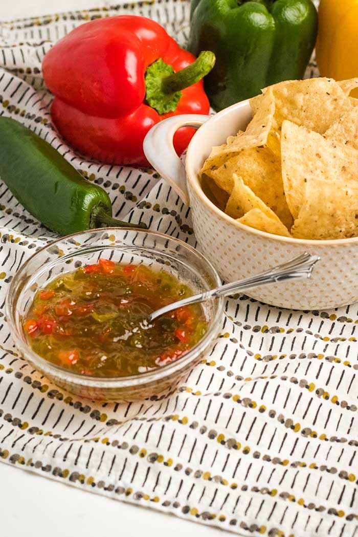 Sweet Pepper Jelly Canning Recipe Homesteading in Ohio