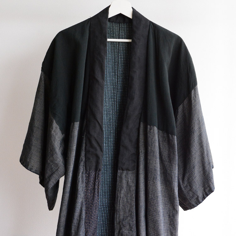 Kimono Coat Crazy Patchwork | つぎはぎ刺し子着物