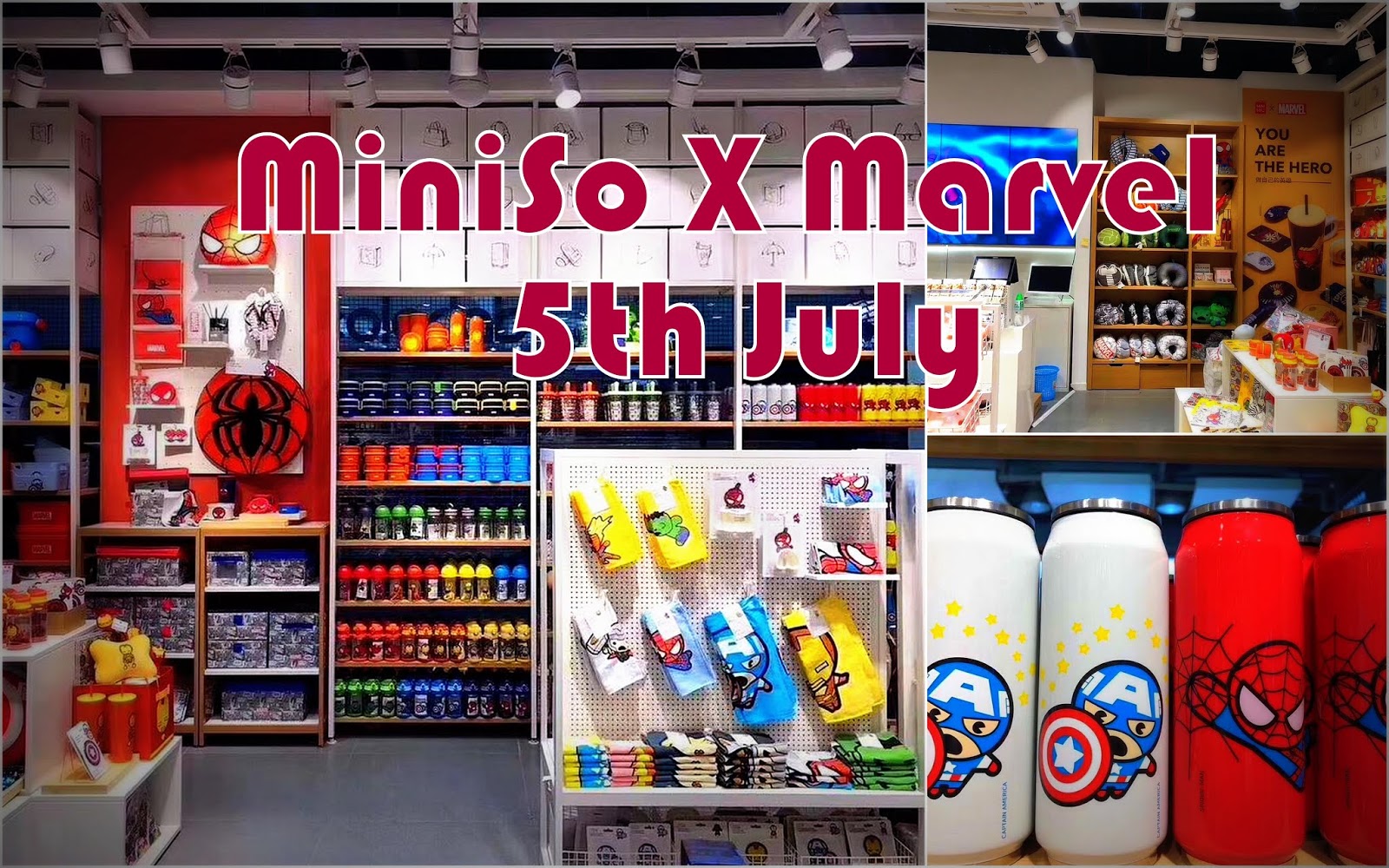  Miniso  Singapore Marvel  Series launch on 5th July The 