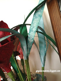 Paper Craft Creations: 3D Amaryllis Flowers And Pitcher