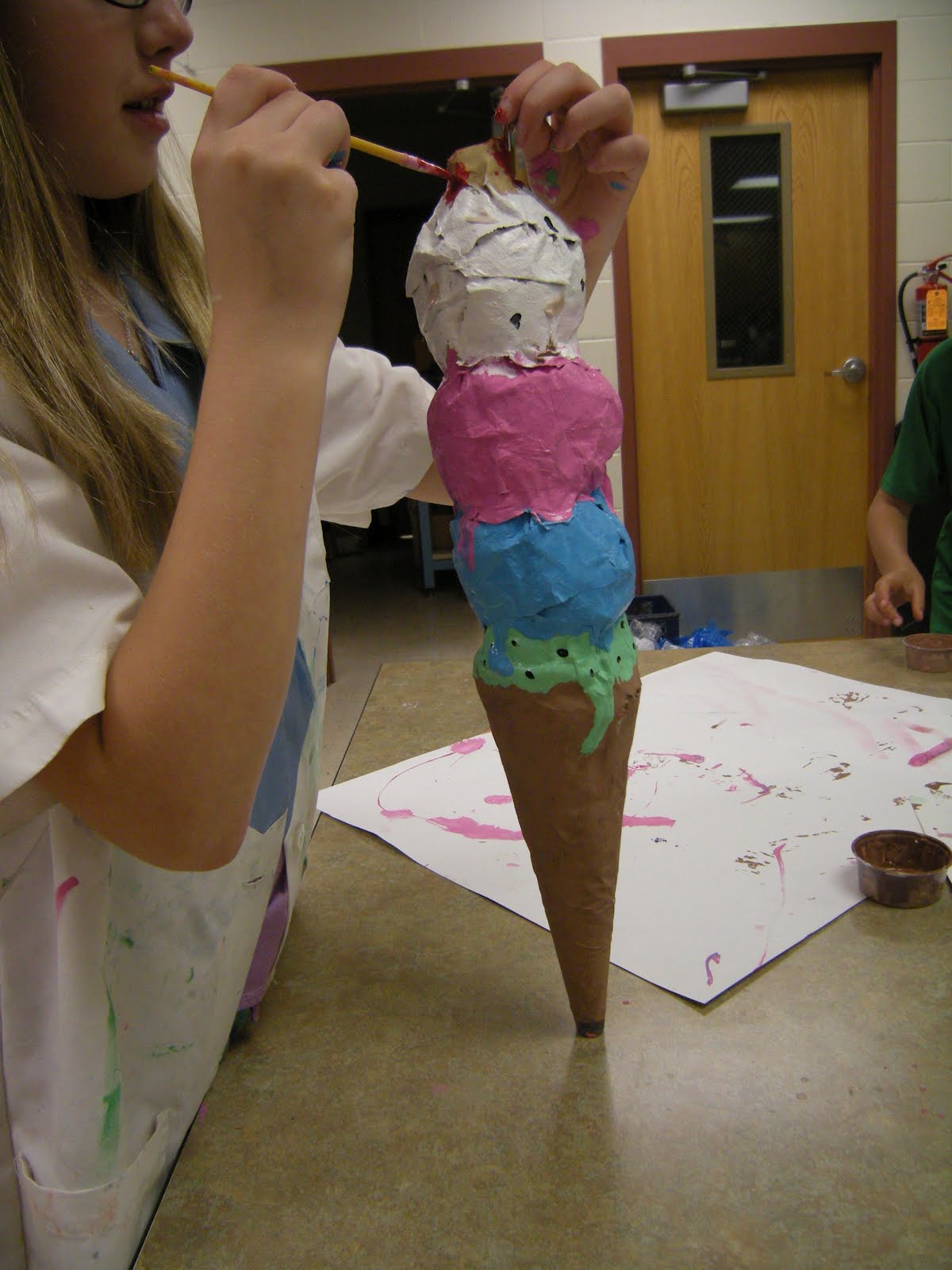 Artolazzi Papier Mache Ice Cream Cones