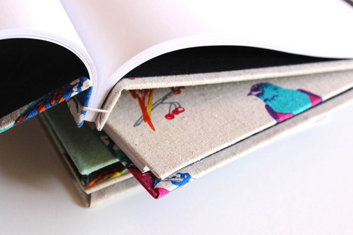 detalle cuadernos ecológicos hechos a mano