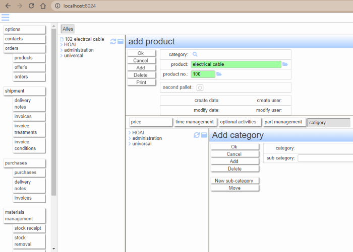 ซอฟต์แวร์ลอจิสติกส์ฟรีสำหรับ Windows โอเพ่นซอร์ส ERP