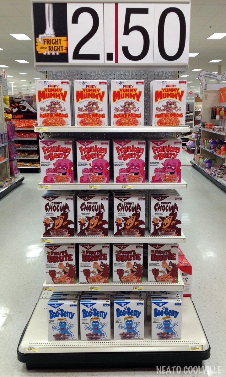 Neato Coolville RETRO MONSTER CEREALS AT TARGET THEY'RE HERE