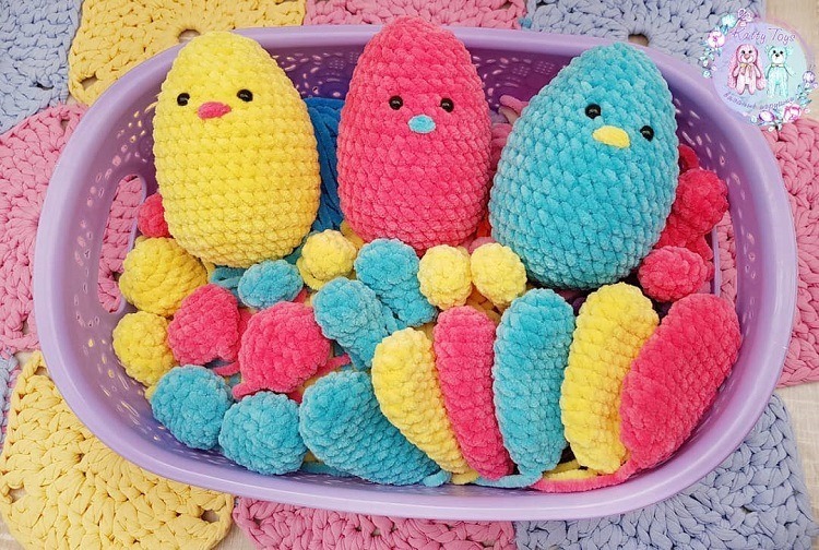 Crochet bunnies amigurumi pattern