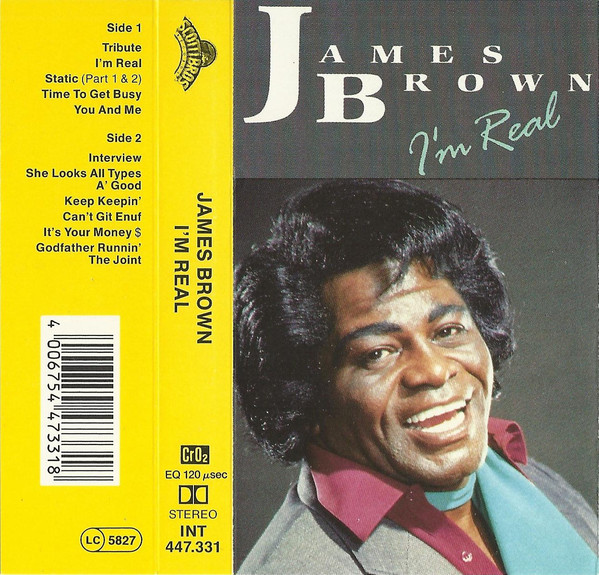 Classic Rock Covers Database James Brown I'm Real (1988)