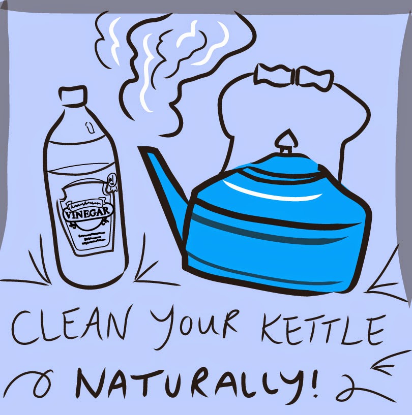 Naturally Home How to Clean the Inside of Your Tea Kettle...Naturally...