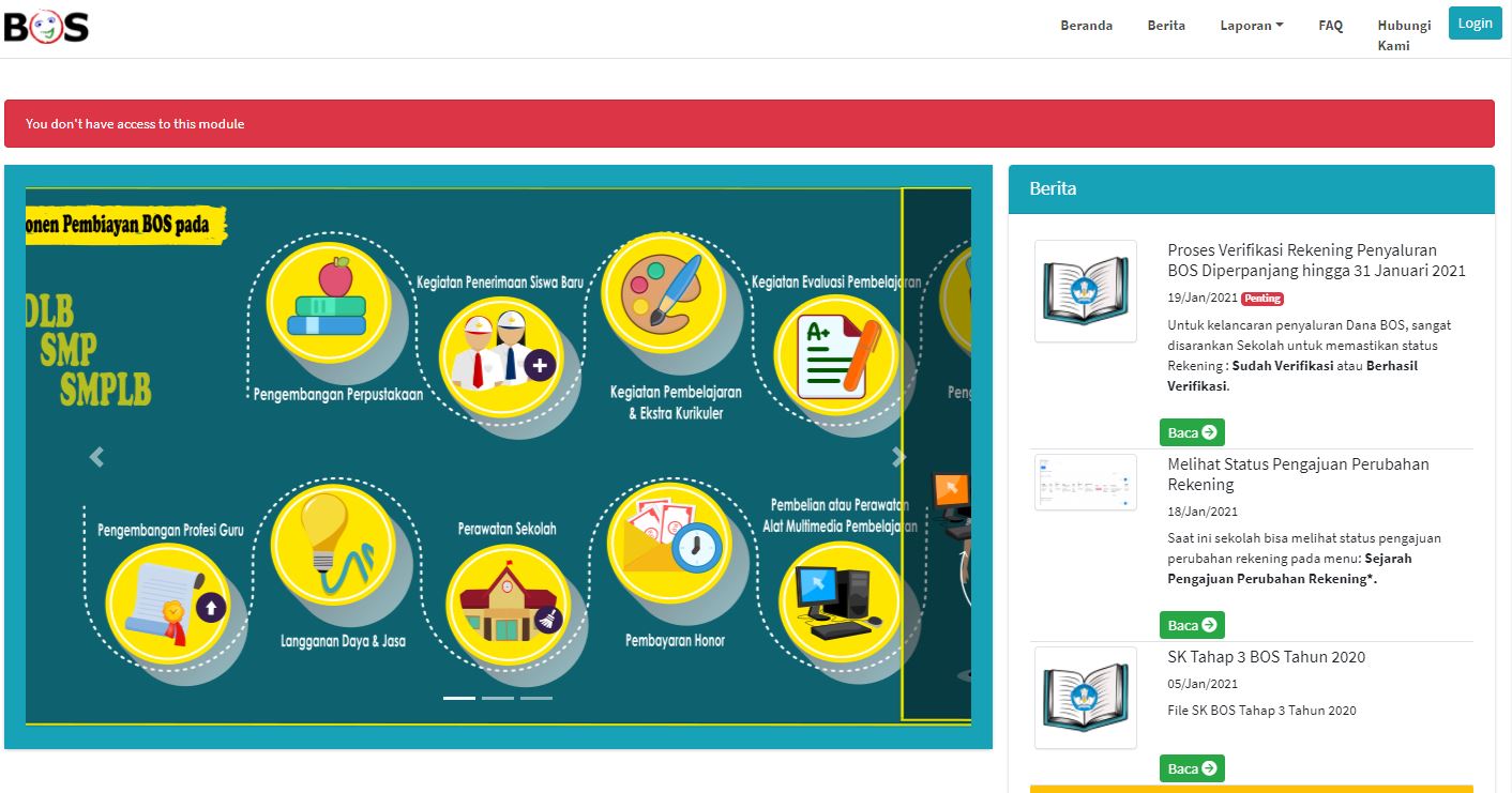 √ SEGERA! Verifikasi Rekening BOS Reguler Tahun 2021