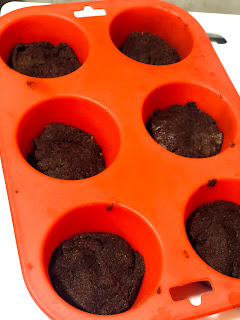 Mini tartas raw de choco-banana