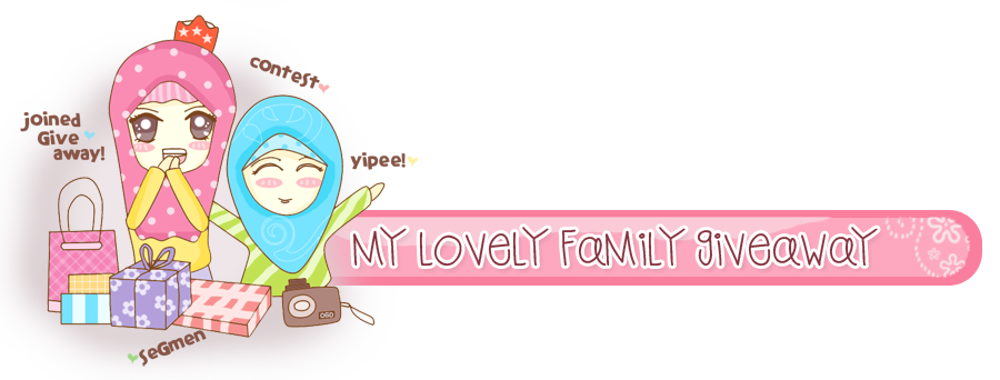 ! My Lovely Family Giveaway !