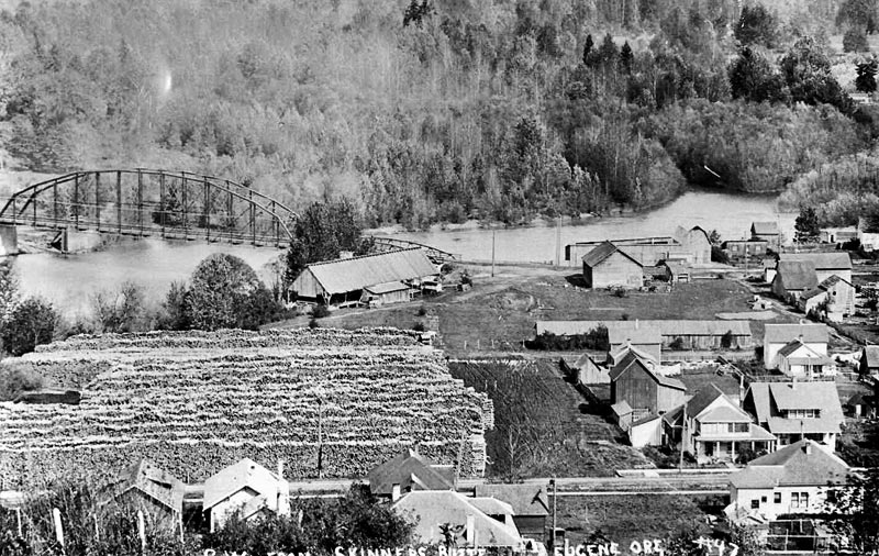 Eugene Lost and Found 1915 View of the Ferry Street Bridge