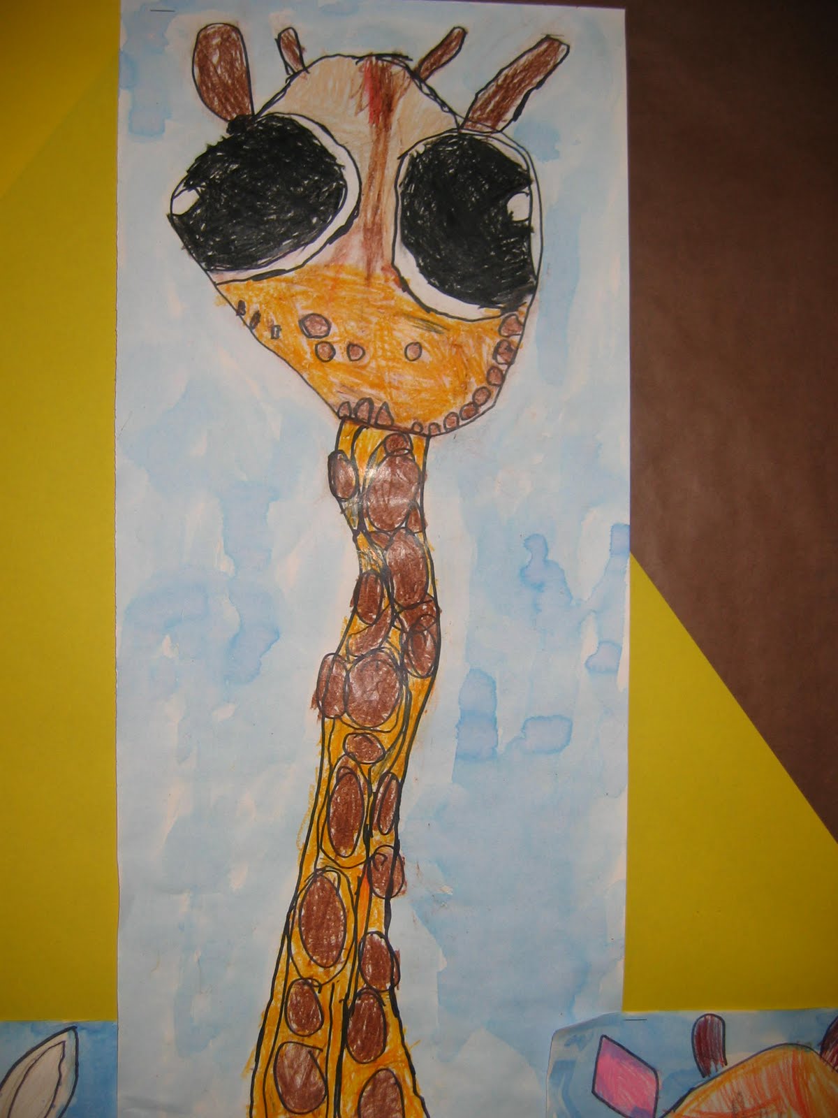 first things first: Giraffe Art