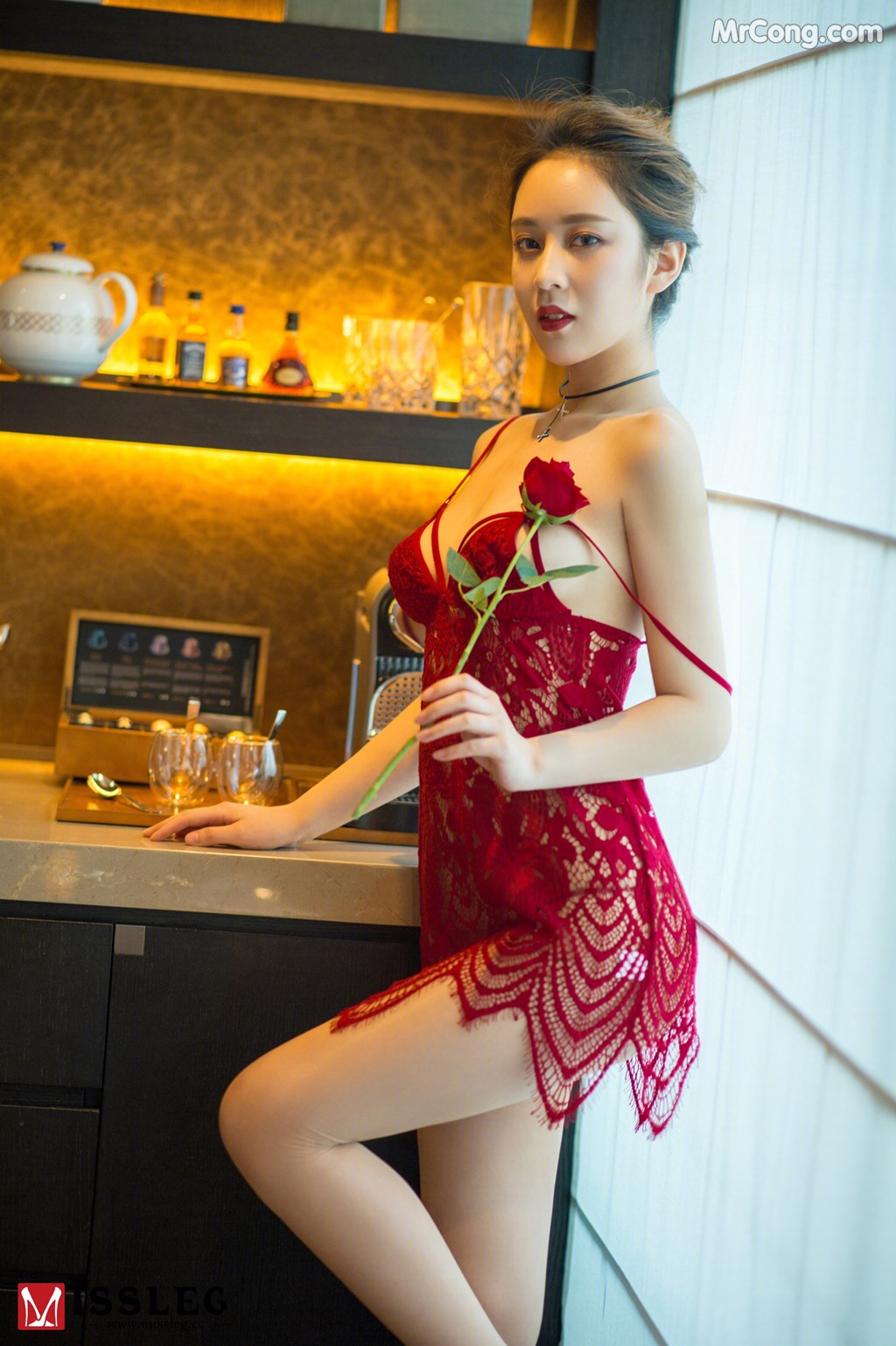 MISSLEG 2018-02-26 F001: Model Qiao Yi Lin (乔依 琳) (41 photos) photo 1-10