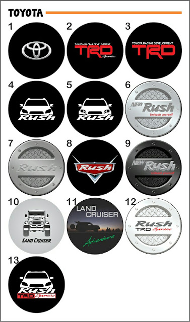 Cover Ban Toyota Rush Pusat Cover Ban Serep Rush Terios Jeep Ford Taruna Dll