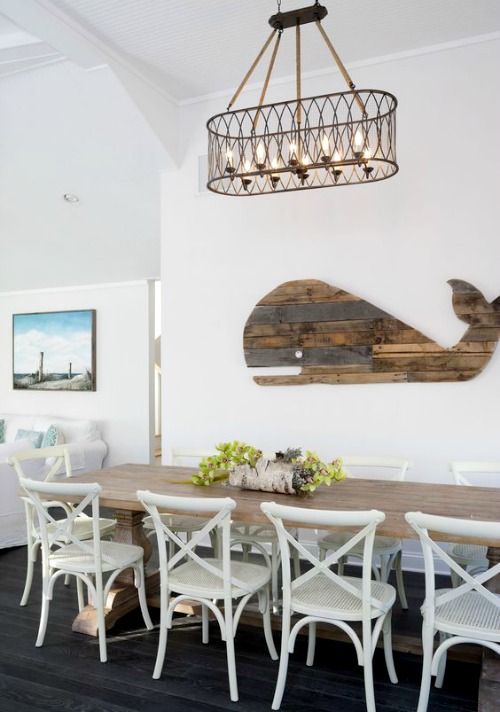 Nautical Home Decor Ideas with Reclaimed Wood Furnishings & Rustic  Accessories